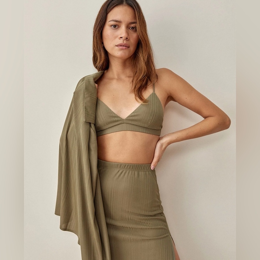 New Reformation Landers Green Three Pieces Set